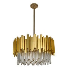 2 Tier Regina 6 Light Crystal Pendant